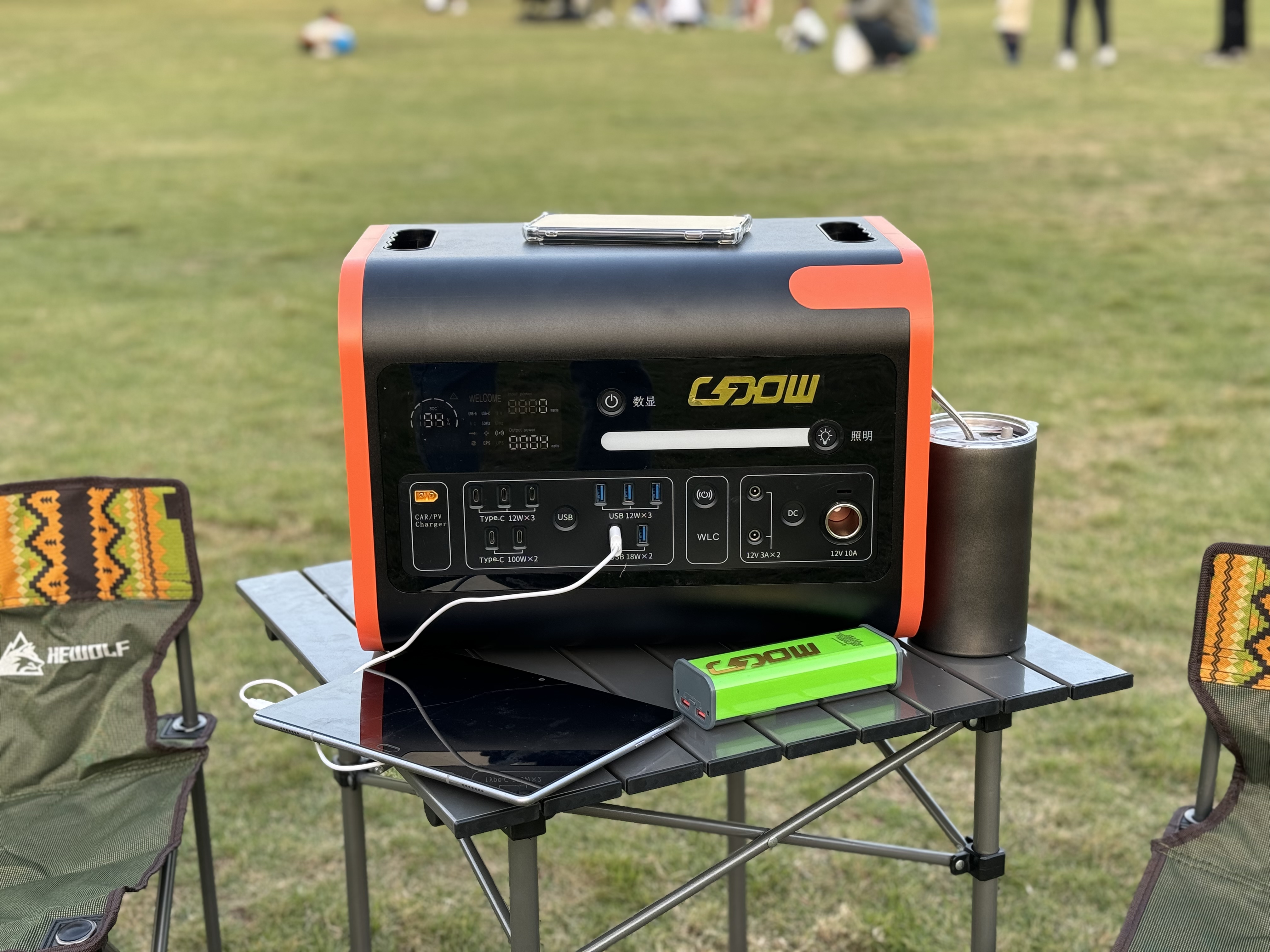2200W Large Capacity Portable Solar Generator Energy Storage Power Station