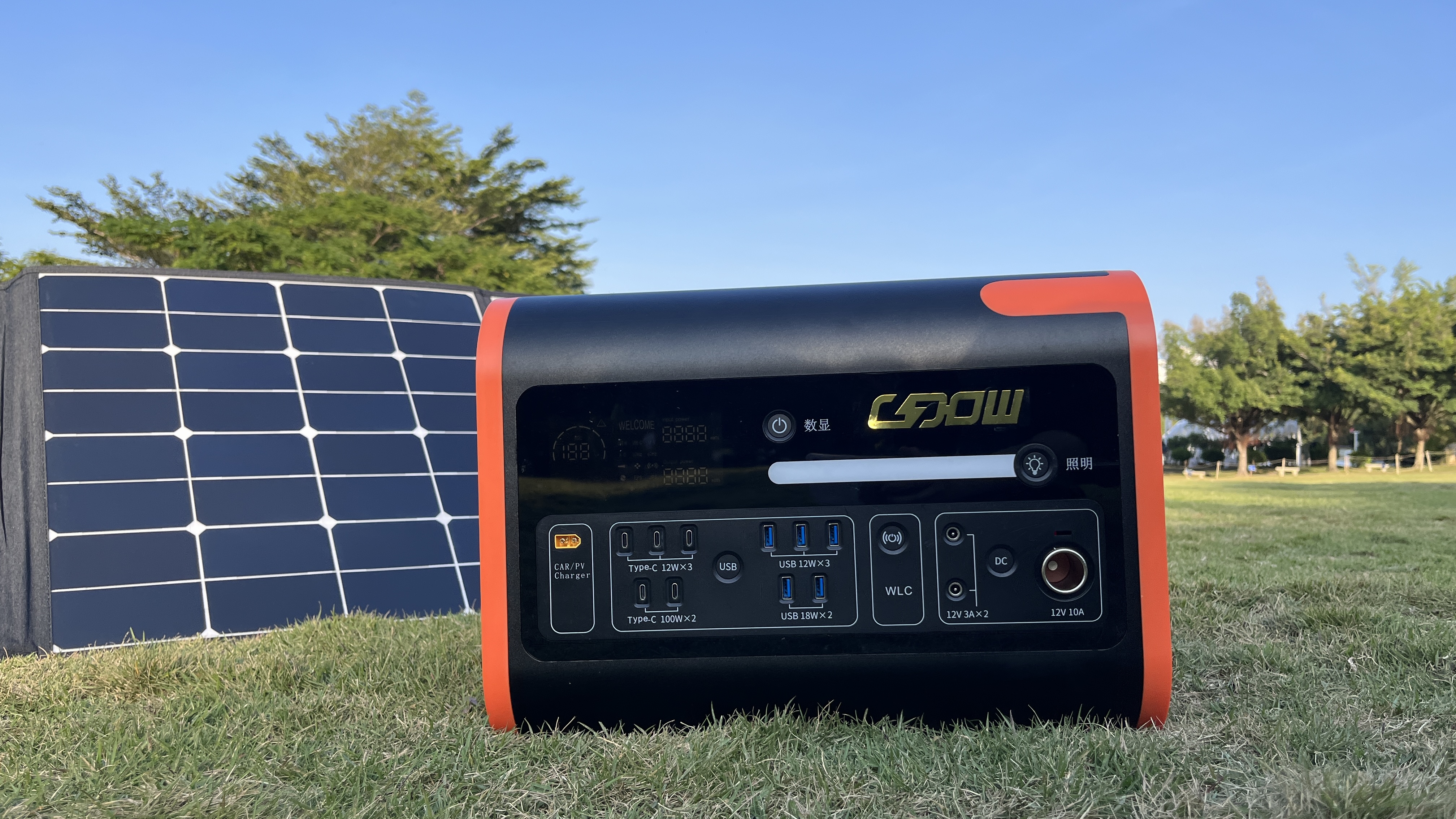 2200W Large Capacity Portable Solar Generator Energy Storage Power Station