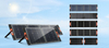 Outdoor green energy monocrystalline silicon battery portable foldable 400W photovoltaic solar panel