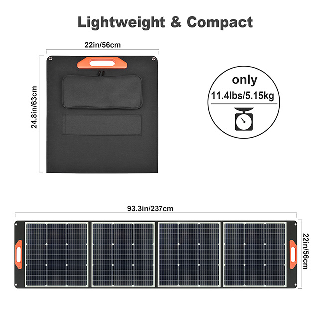 200W solar panel