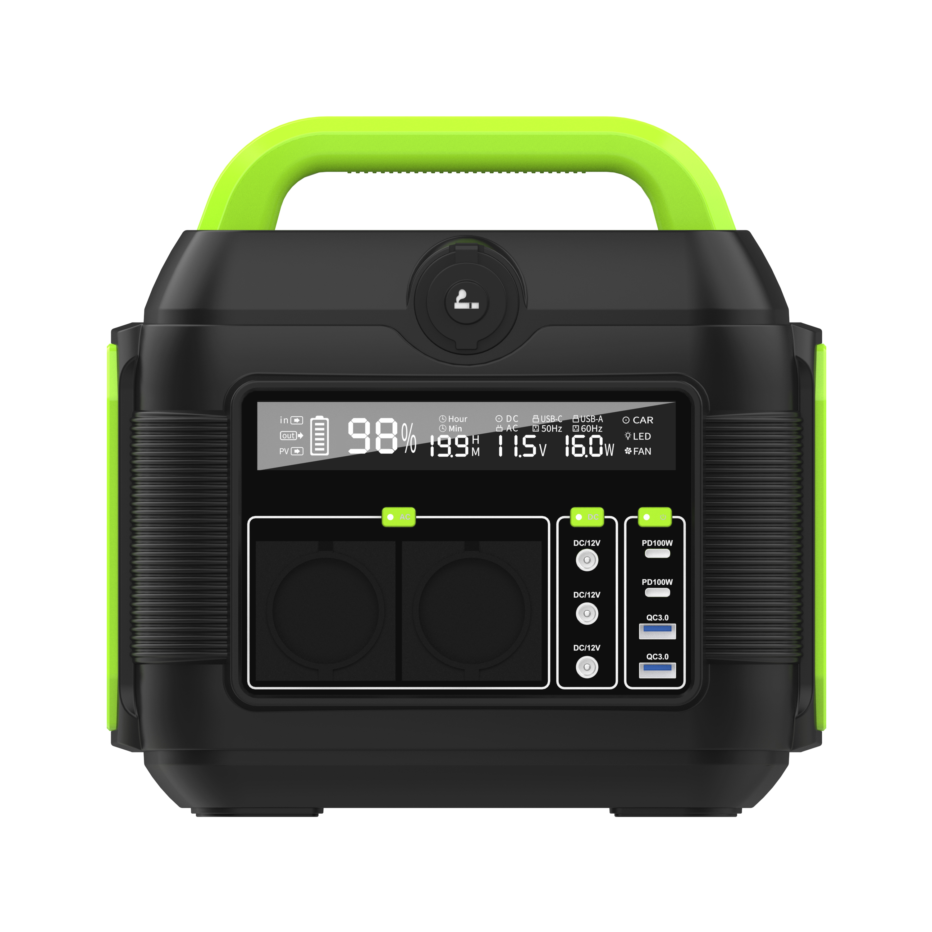Outdoor energy storage 600W household standby power portable power station
