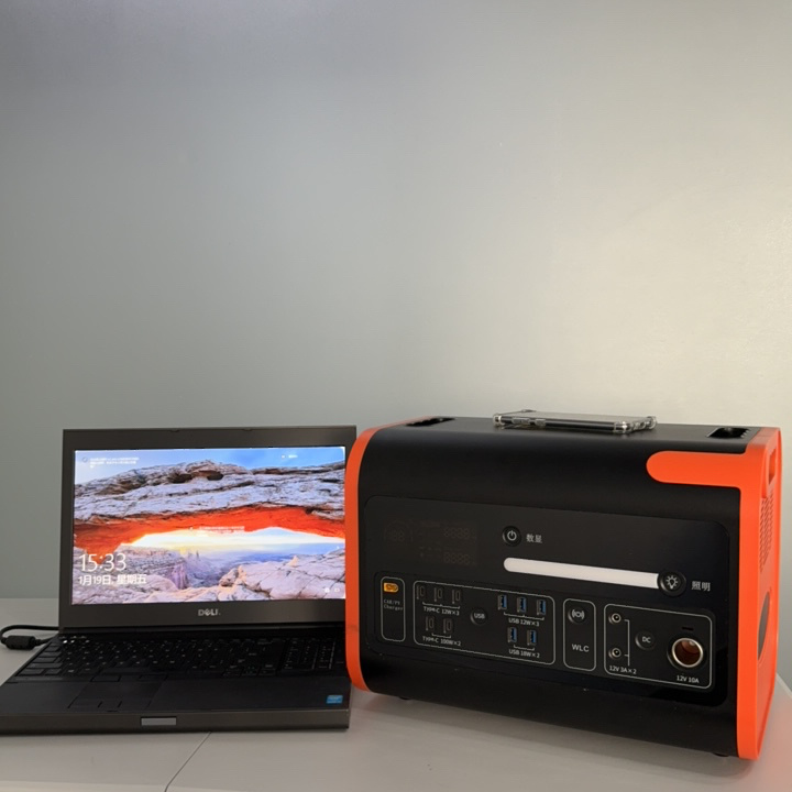 2200W Portable Rechargeable Power Station LiFePO4 Battery Camping Solar Generator