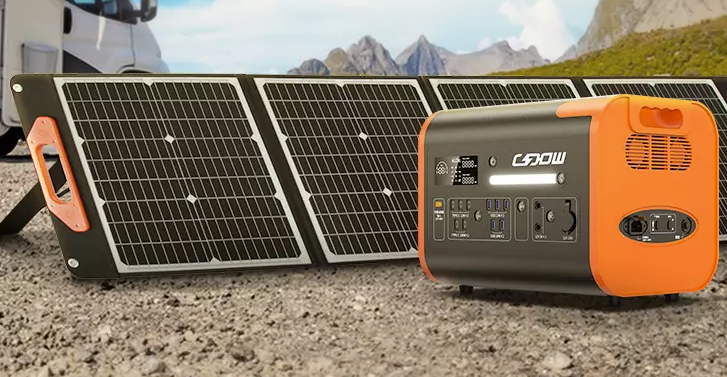 Image of solar panels being tested with a multimeter under bright sunlight to check performance and efficiency.