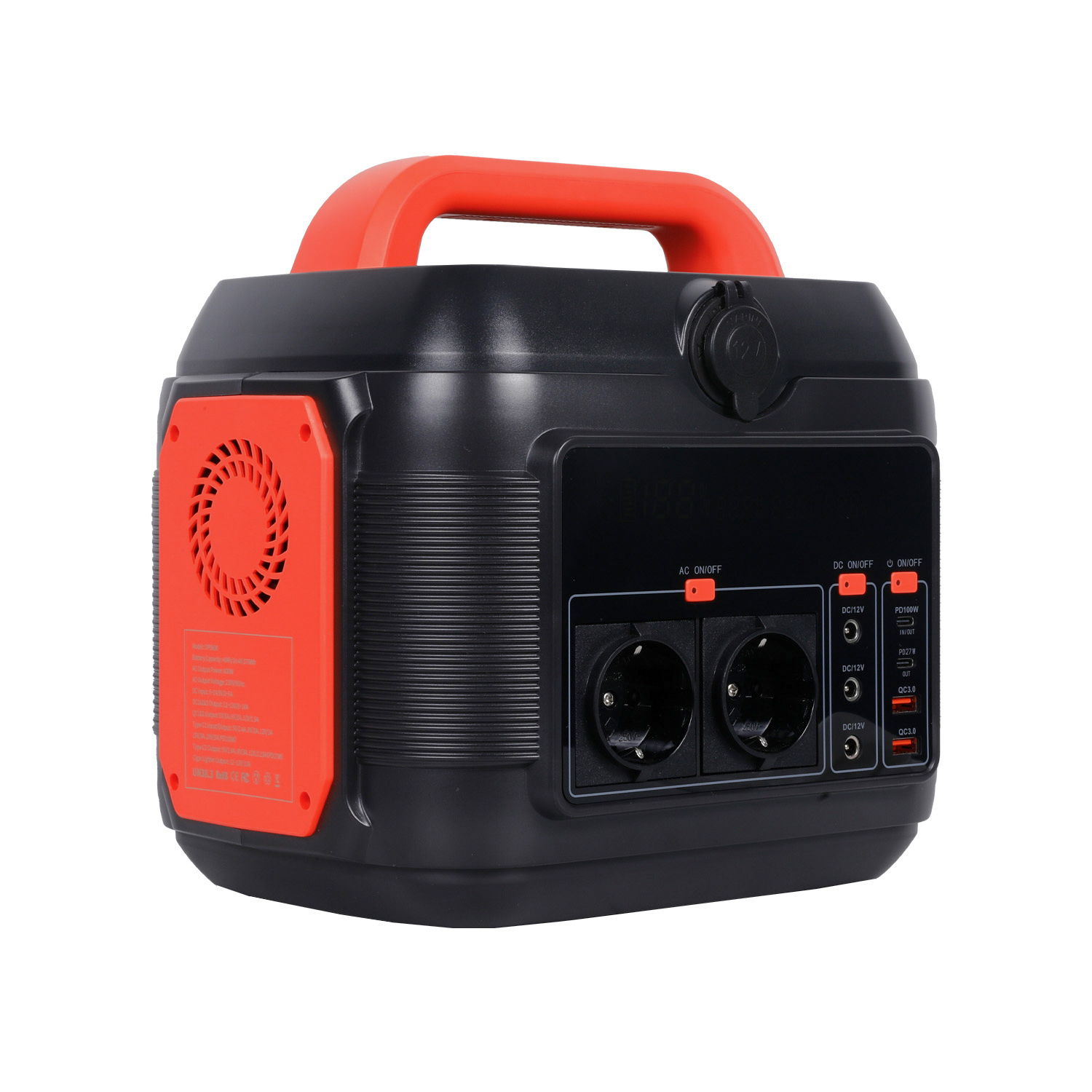 Pd100W Rechargeable Portable Solar Generator 600W Output Emergency Household Power Station
