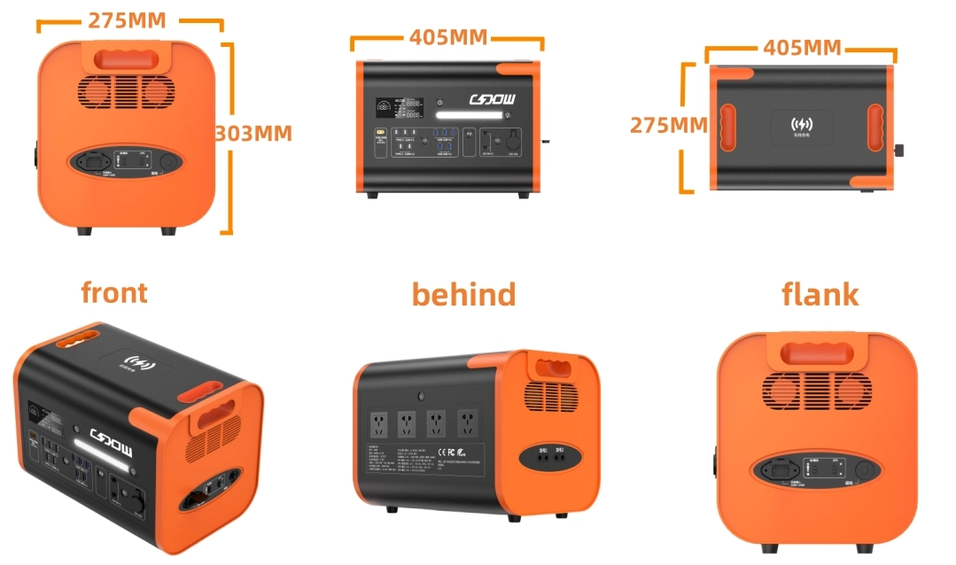 Portable Solar Power Station 5000W 3000W 2000W 1000W 600W 110V 120V 220V AC Output Home Generator With LiFePO4 Battery