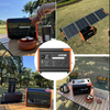 Portable Solar Power Station 5000W 3000W 2000W 1000W 600W 110V 120V 220V AC Output Home Generator With LiFePO4 Battery